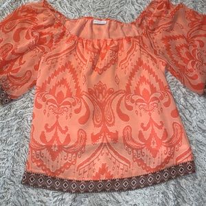 NY & Company off the shoulder blouse